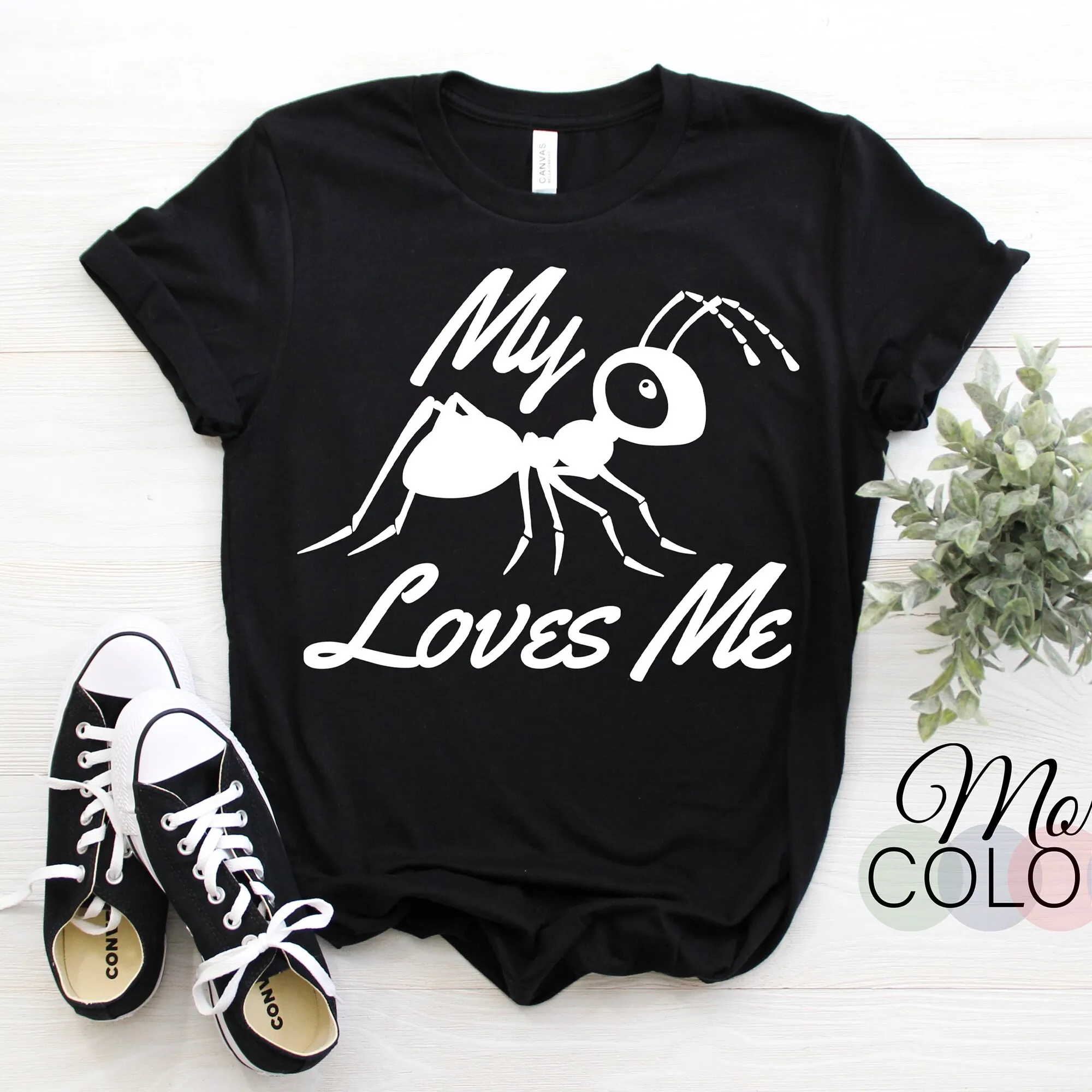 Ant Lovers My Zia Loves Me Family S For Potpotpote Prunny T Shirt Friends Present Zia Boys Girls Costume Idea
