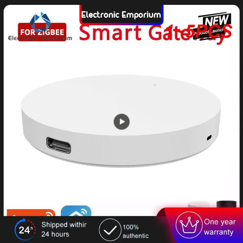 

Умный шлюз Tuya 1 ~ 5 шт., хаб с несколькими моделями для умного дома, мост, Wi-Fi, приложение для беспроводного дистанционного управления, Alexa