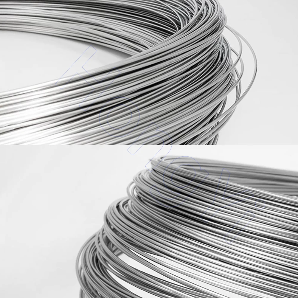 304 Stainless Steel Wire Soft/Hard Round Rod Single Strand Metal Solid Shaft Rods for Craft and Jewelry Making DIY Crafts Model