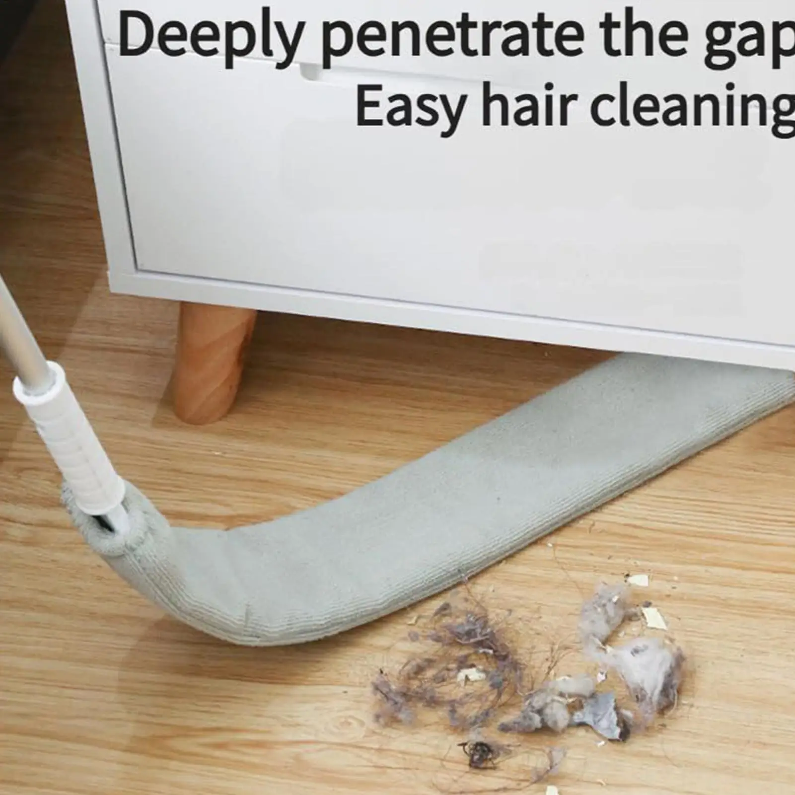 Under Furniture Duster Retractable Long Handle Microfiber Duster Under Appliance Cleaning Tool for Home Apartment Office Floor
