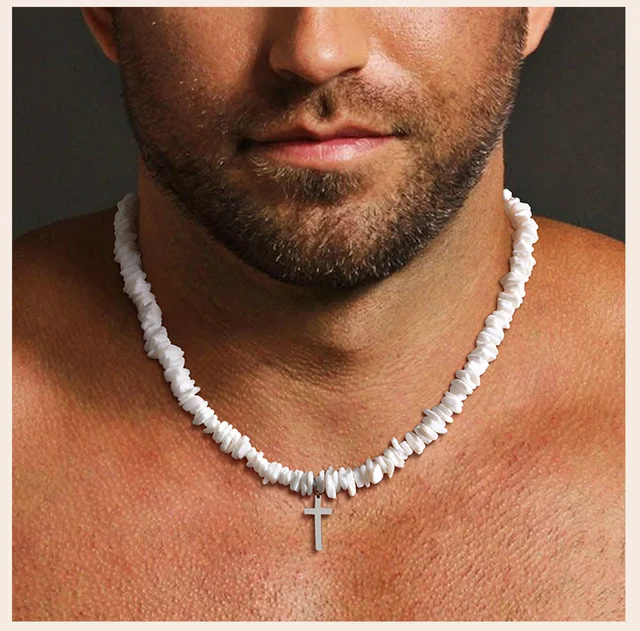 Handcrafted Puka Shell Necklace for Women and Men - 18 Inches – The Puka  Shell Store