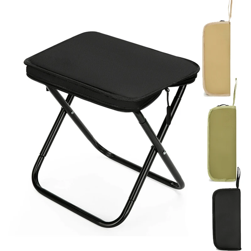 Portable Multifunctional Outdoor Picnic Camping Folding Chair,Ultra Light Fishing Stool, Travel Stool,Fishing Accessories