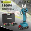 NEWBENY 30mm Brushless Electric Pruner Shear 4 Gear Efficient Rechargeable Fruit Tree Bonsai Pruner Cutter For Makita 18VBattery 1
