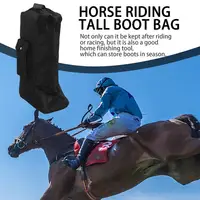 Portable Boot Storage Bag Dustproof Waterproof Oxford Cloth Riding Boot Bag Equestrian Equipment For Travel Camping Horse Riding 2