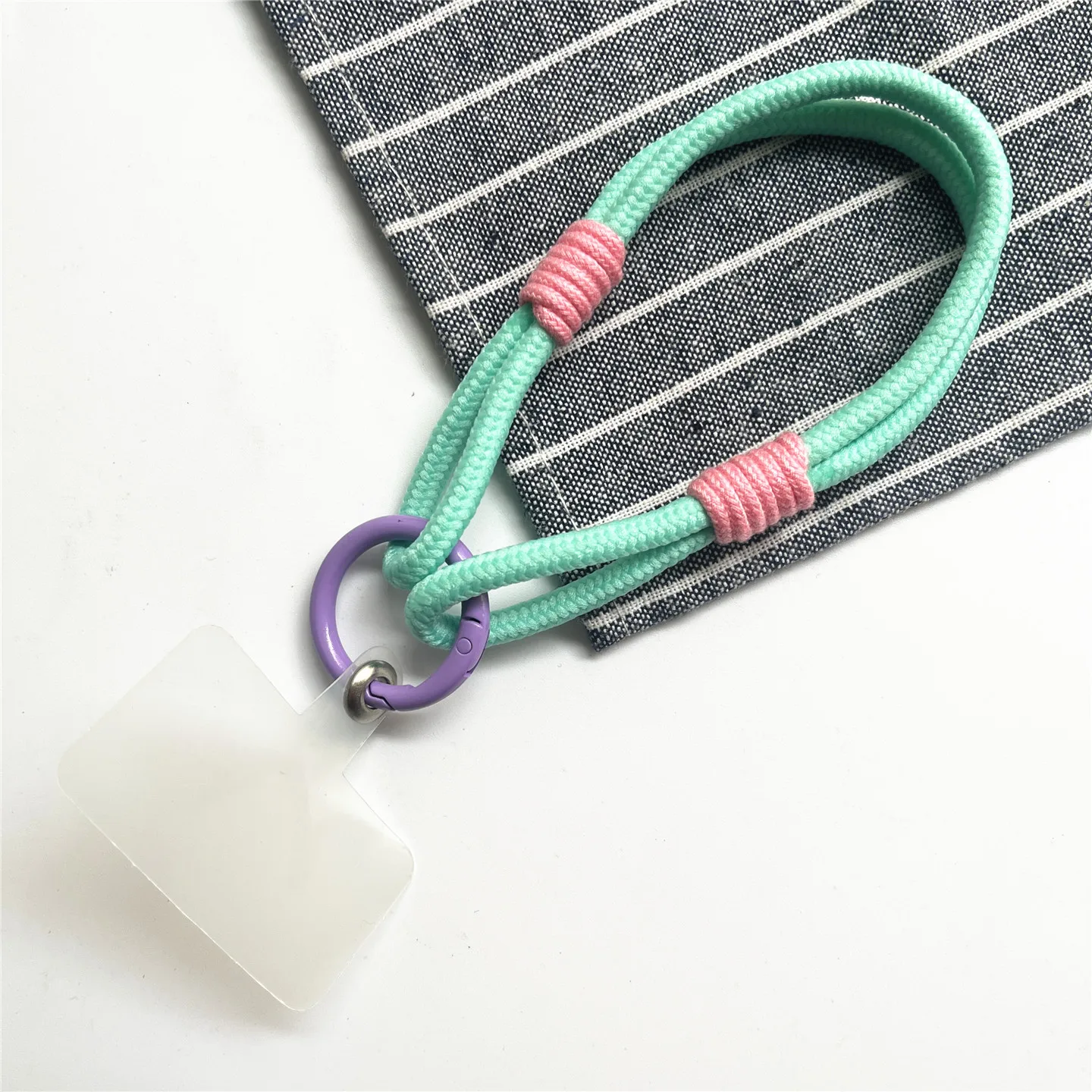 Colorful Detachable Cellphone Strap with Summer Chain Jewelry and Anti-Lost Lanyard