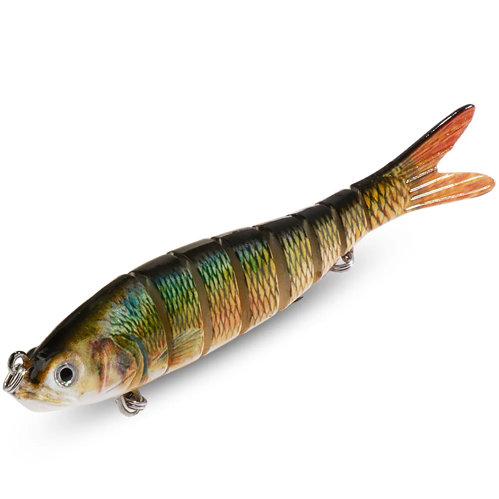 Swimbait 11g 16g 27g multi junção isca de afundamento lento segmento biônico natação pesca baixo gancho agudo carpa equipamento de pesca isca dura