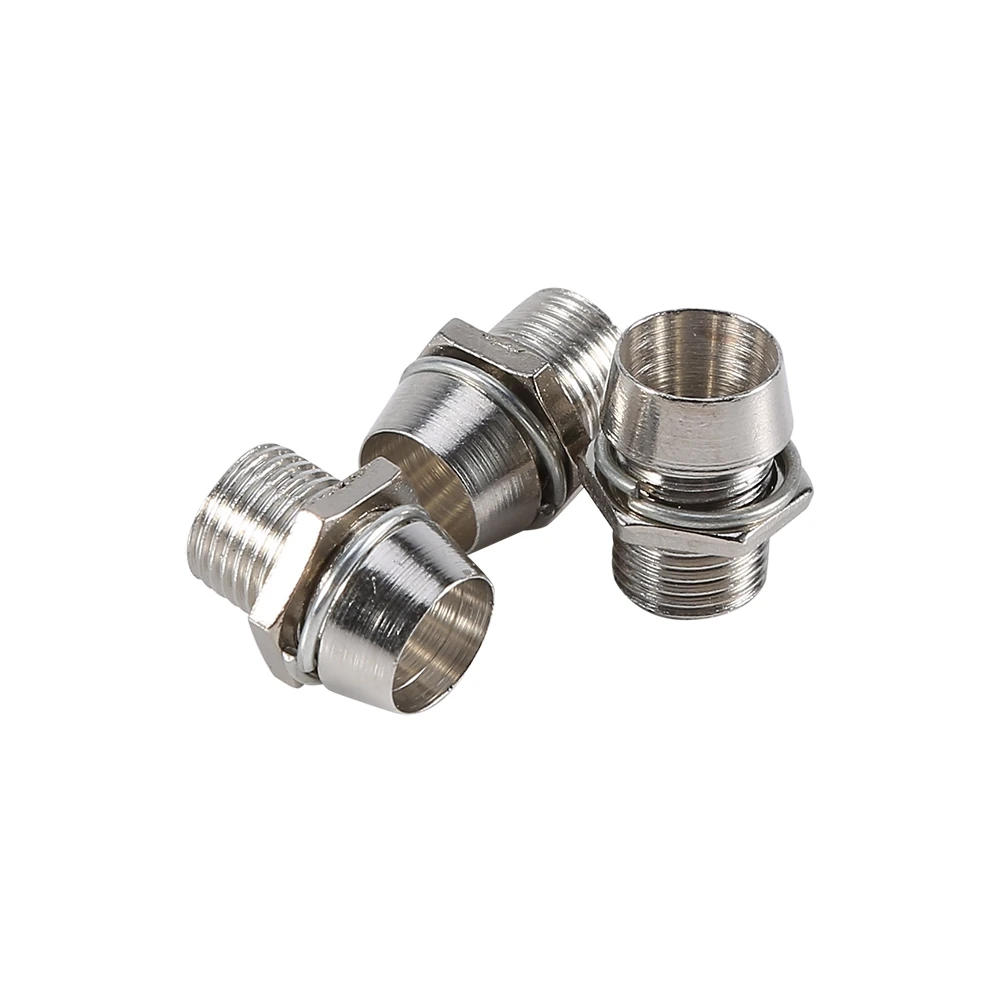 50pcs Silver Color 5mm LED Holders Panel Display Thread Mount Size 8mm Repair Lamp Holder LED Holder
