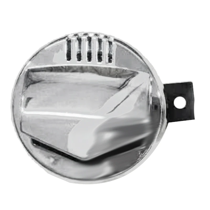 

Chrome Motorcycle 12V Super Loud 110Db 94Mm Electric Horn For Honda Kawasaki For Chrome Cover Motor Accessories
