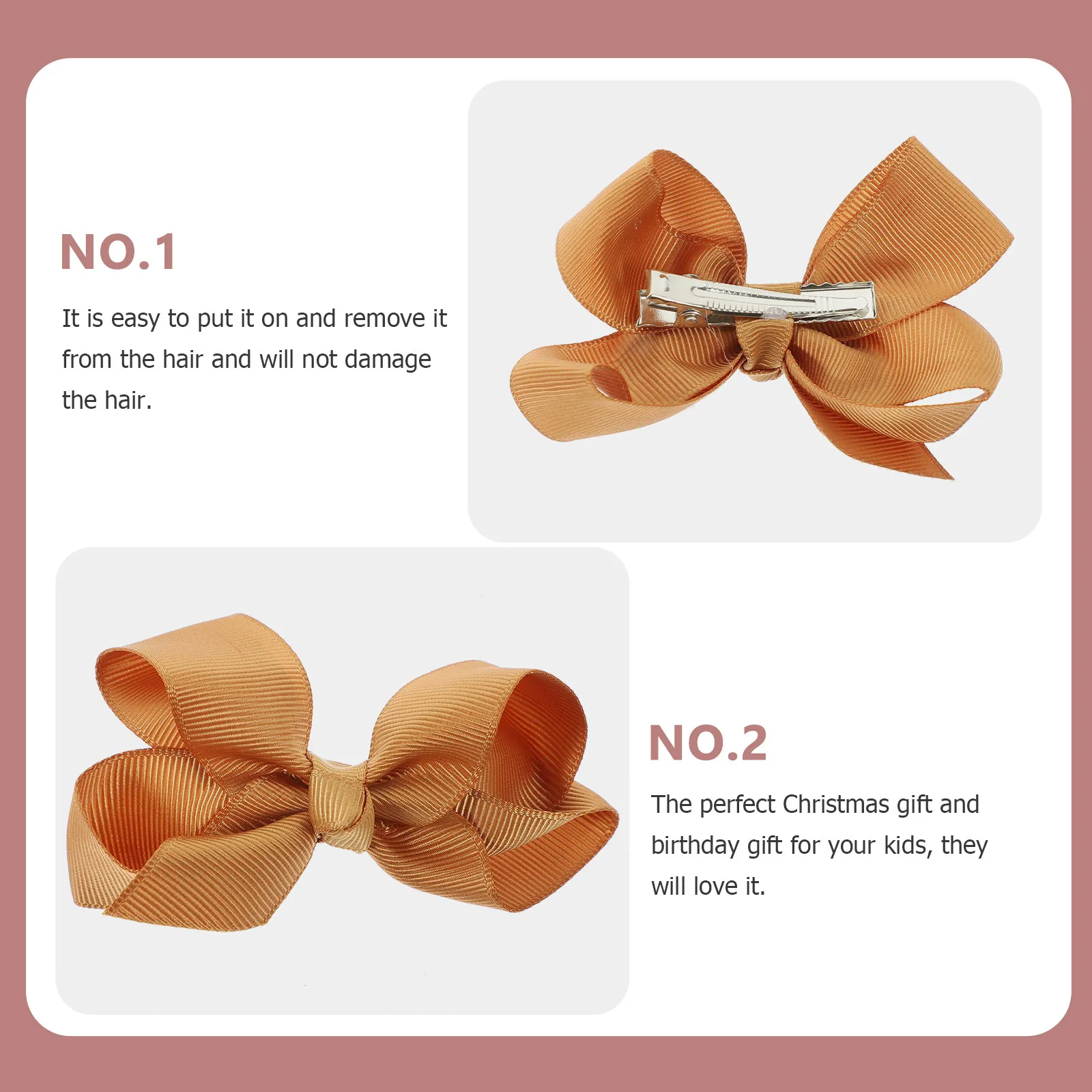 24Pcs 소녀 Bowknot 머리핀 어린 소녀들을위한 다채로운 머리 리본 편안한 어린이 헤어 클립 생일 크리스마스를위한 완벽한 선물