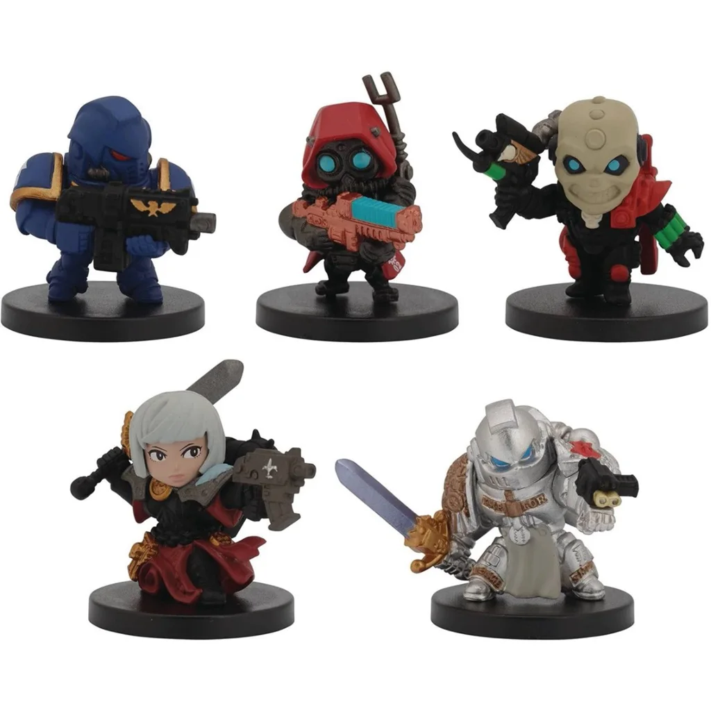 Игрушки Bandai из натурального гашапона Warhammer 40000 космическая морская пехота Vindicare