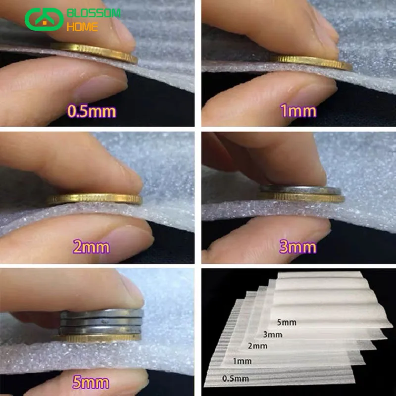 5mm 8mm Thickness EPE Pearl Cotton Packaging Film Moving Furniture Packaging Protection Material Express Shockproof Foam Roll
