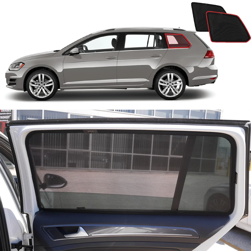 For Volkswagen VW Golf 7 Variant 2012-2020 Car Rear Side Baby Window SunShade Shield Front Windshield Curtain Sun shade Visor