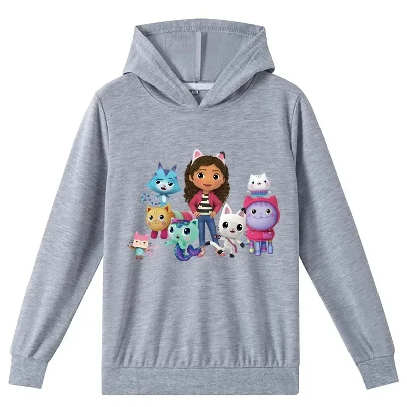 Gabbys Dollhouse Hoodie - Kids Long Sleeve Sweatshirt for Boys and Girls