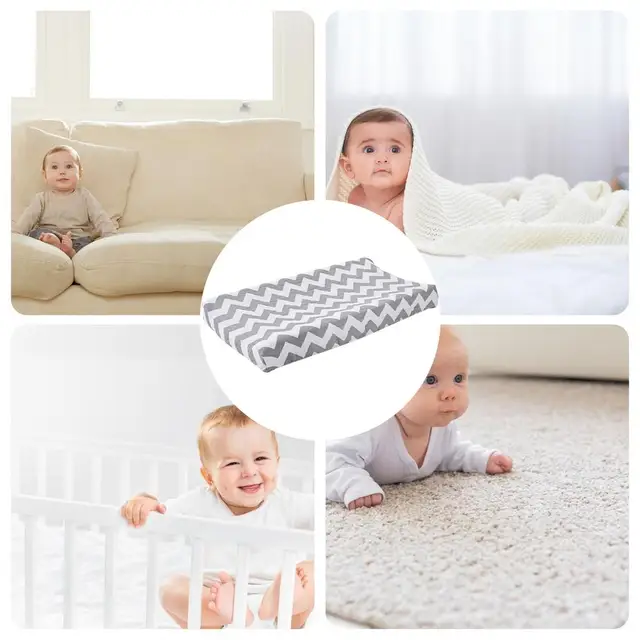Coprimaterasso Fasciatoio Per Neonato - Tessuto Elasticizzato, 32''x16'', Lavabile, Morbido E Traspirante - Foto 9