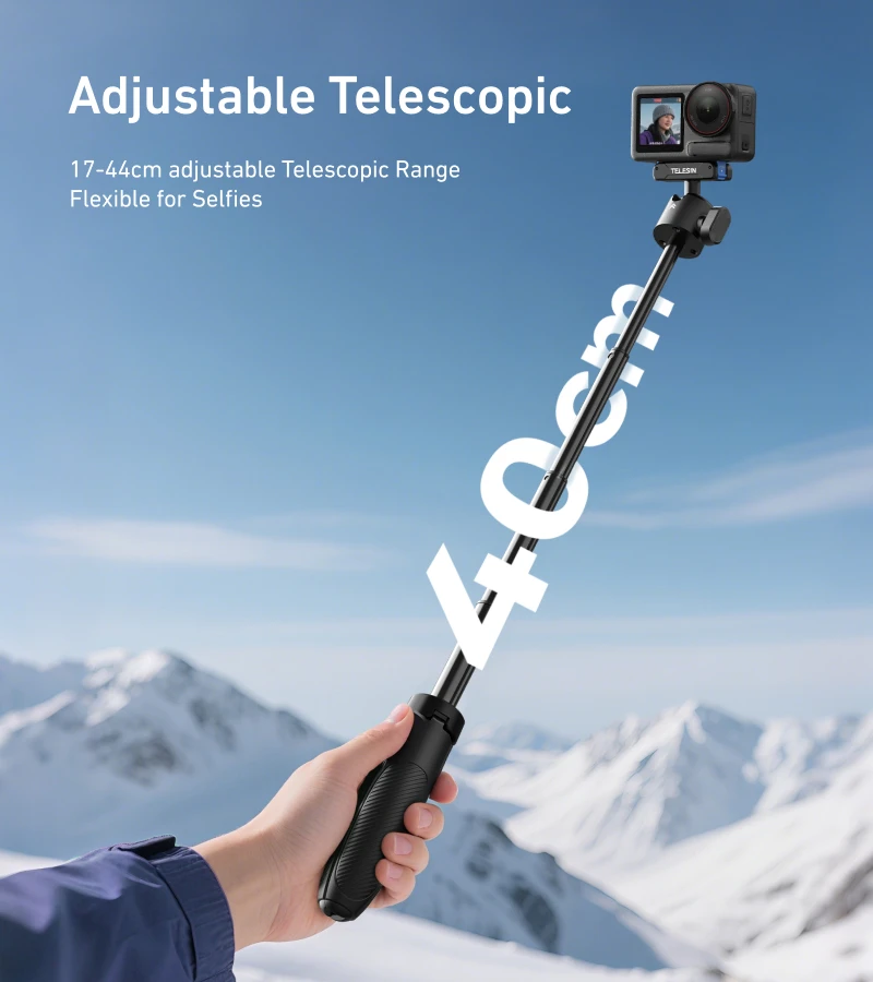 Mini Selfie Stick Tripod Portable Magnetic Quick Release Stand for GoPro Hero 13