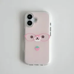 Cartoon Cute Bear Feather Texture Phone Case for Vivo S16e 5G (YSK - 388LALA6403F1)