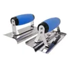 Stainless Steel Inside/Outside Corner Trowel Smooth Finishing Trowel With Ergonomic TPR Comfort Handle For Wall Cleaning Tools