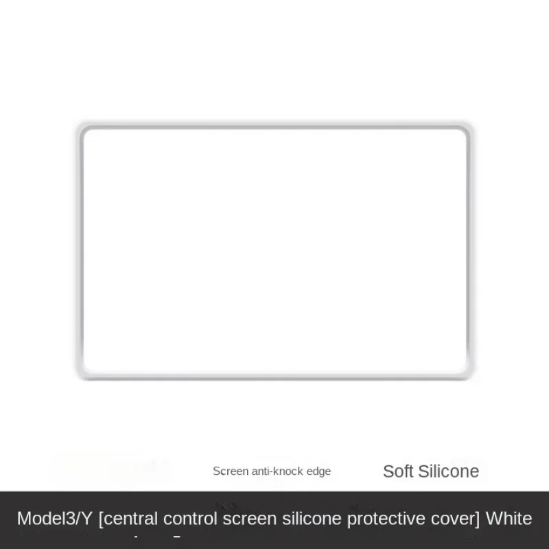 Rearview mirror protector decorative silicone frame Model 3 Y interior accessories