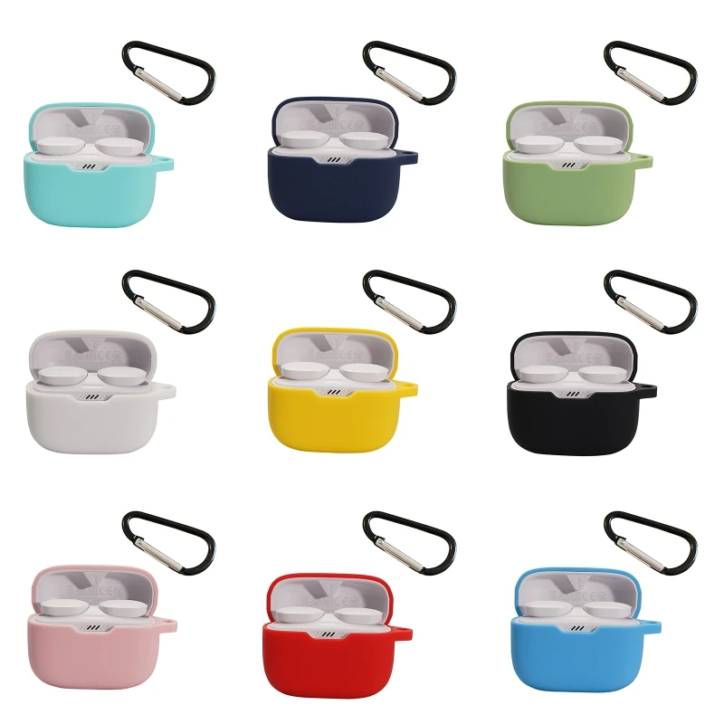 

for Case Suitable for JBLTune 230NC Shockproof Wireless Earphone Silica Sleeve Impact-resistant Washable C