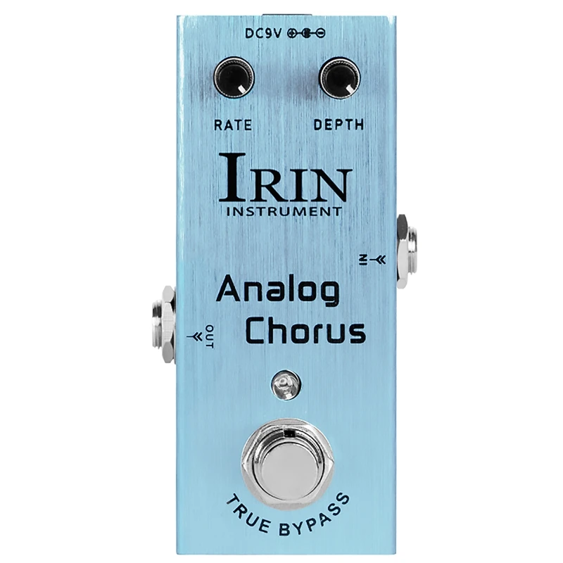 

IRIN гитарный эффектор хор Профессиональный одноблочный маленький эффектор 9, 2 х4, 6 х4, 3 см