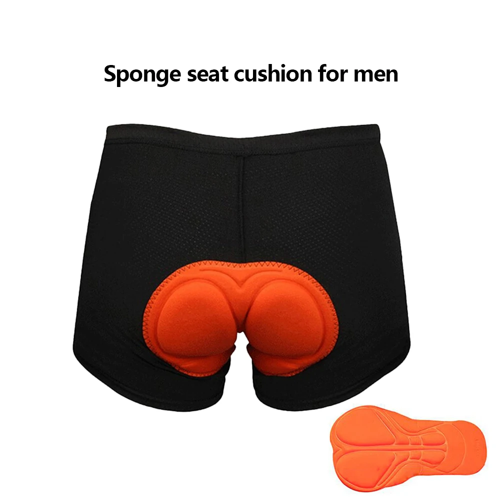 Siliconen/Spons Fietsbroek Schokbestendig Fiets Fitting Onderbroek MTB Racefiets Gevoerde Shorts voor Heren Dames Fietsuitrusting