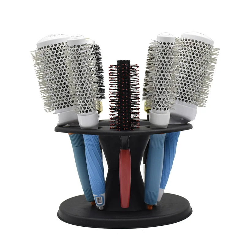 1Pcs Salon Barber Comb PP Storage Stand For Hairdressing Combs Brushes Scissors Iron Roll Organizer Rack Hair Styling Holder 3