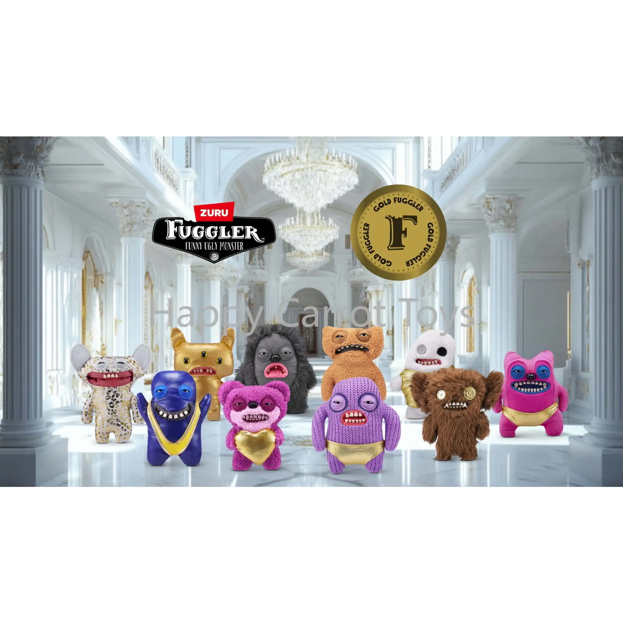 FUGGLER ファグラー FUNNY UGLY MONSTER 3体セット Fuggler Baby Fugg 3.5 inch (Wide Eyed Weirdo), Funny Ugly