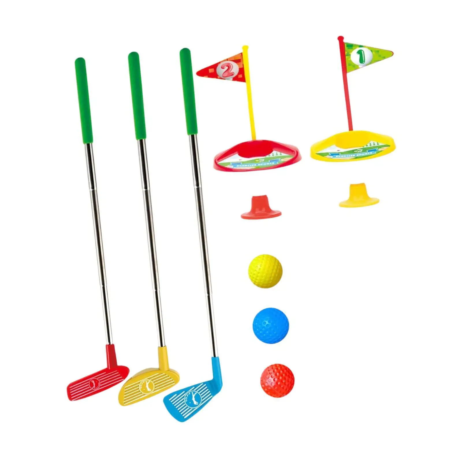 Kids Golf Club Set Gifts Multifunction Golf Toys for Family Backyard Garden