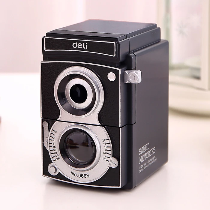 Deli Retro Macchina Fotografica Manuale Temperamatite Vintage A Manovella Sacapuntas Studenti Aula Cancelleria Forniture Scolastiche Per Ufficio