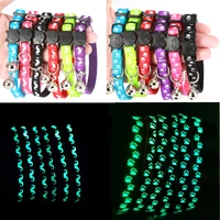 Glow at Night Claws Cat Collar Pet Collars Noctilucence Cats Necklace Reflective Material Adjustable Collar Pet Accessories 1