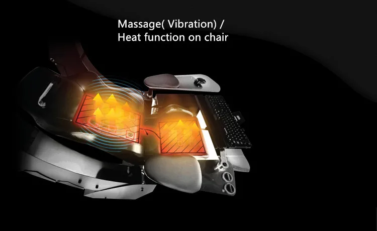 PC Gaming Chair Workstation J20 Veryon with Heat and Massage Cockpit As Predator
