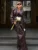 Vintage PU 2 Piece-Set Trousers Female Lace-Up Pocket Fashion Outwear Streetwear Autumn  Patchwork Women's Pants Sets