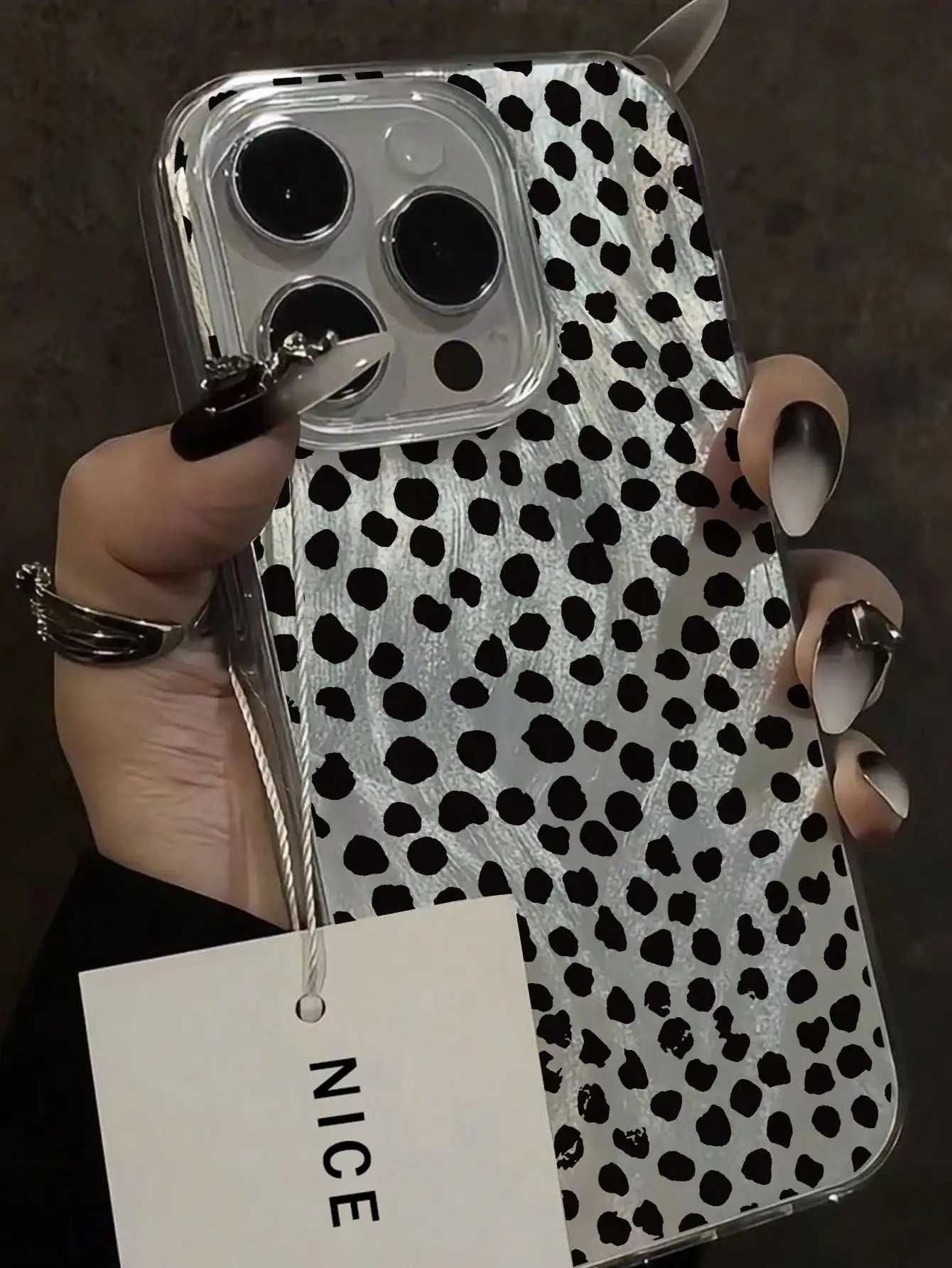 Leopard Print Chic Electroplated Phone Case