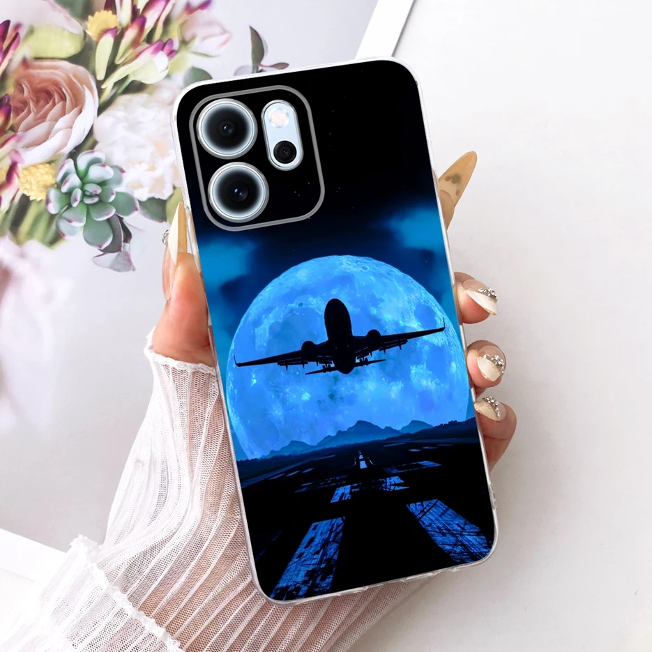 Colorful Flowers Painted Soft Slim Phone Case Cover