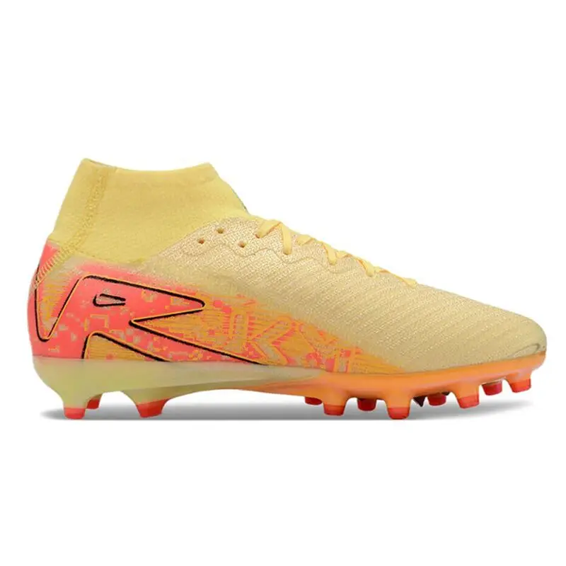 Men Soccer Shoes Professional Football Boots AG Kids Adult High Ankle Match Cleats Fast Training Sneakers