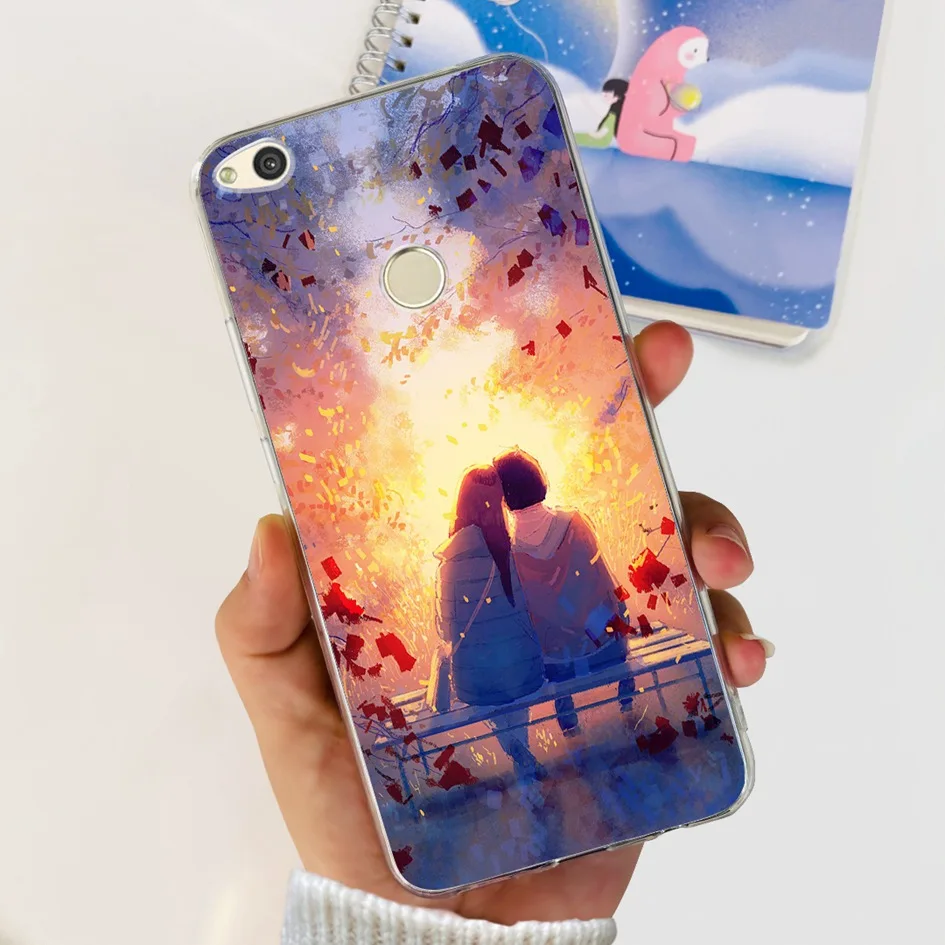 Floral Love Heart Soft Silicone Clear Phone Case