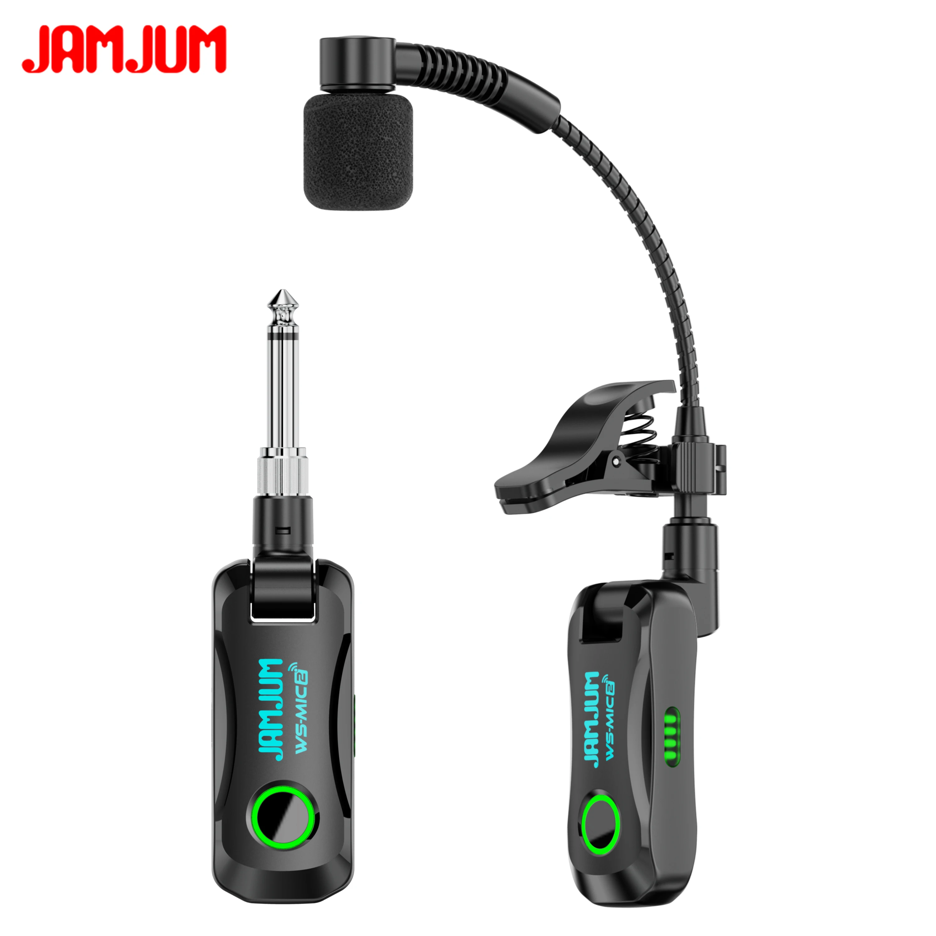 Premium Wireless Acoustic Instrument Microphone - High-Quality Audio with Anti-Interference Technology