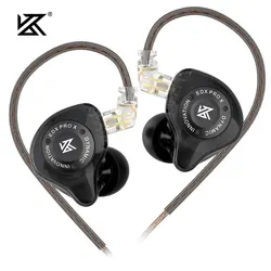 High-Fidelity Wired Earphones with Stereo Bass and Noise Cancelling Features (EDXProX Black NOMIC)