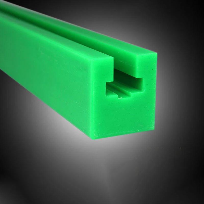 1 Meter 08B-1 Drive Chain Guide Ultra-high Molecular Resistant UPE Plastic Track Groove Machine Transmission Chain Bar