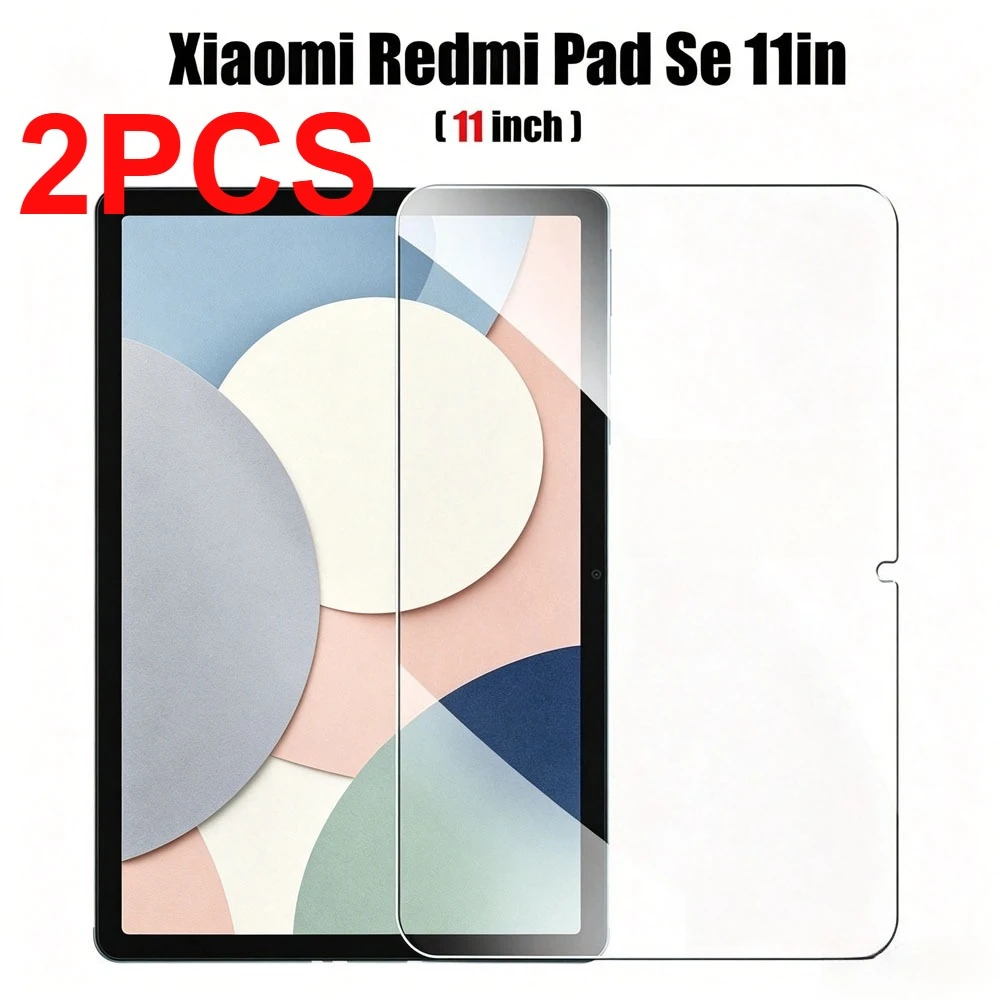 Premium Tempered Glass Screen Protector Set - 2 Pack, Clear 9H Shield