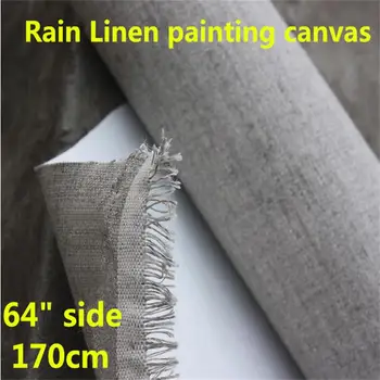 Tela da pittura di qualità 64 pollici 100% lino antipioggia per artista 370 g/m2 1,7 m