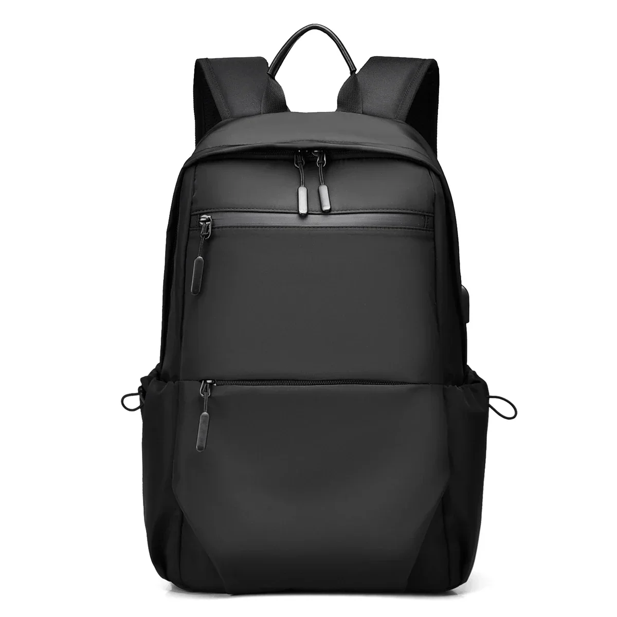 Mochilas de nailon impermeables con cremallera sólida de alta capacidad de nuevo estilo 2024 Venta caliente Bolso clásico para hombre de negocios para computadora al aire libre