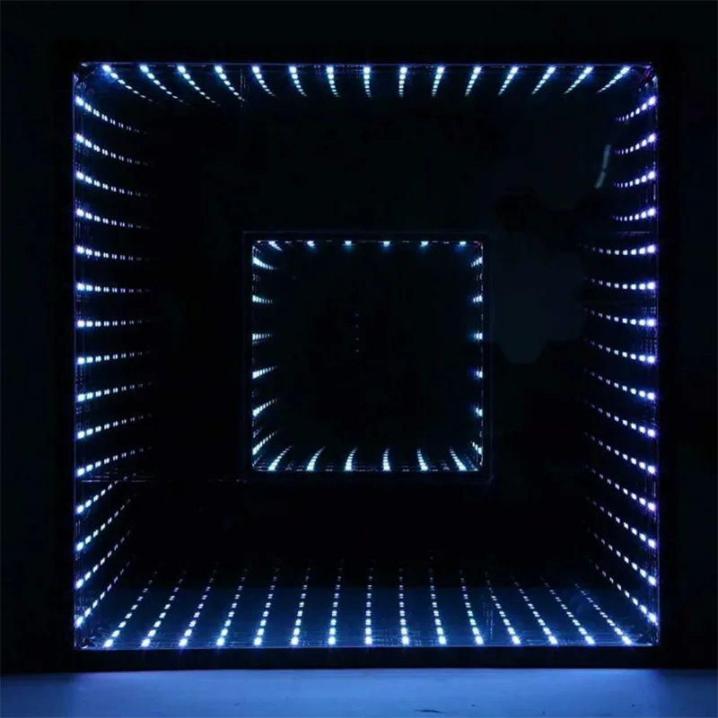 LED Flashing Mirror Carpet Aisle Runner With Remote controller Bar Club Wedding T Station Stage Decoration Props