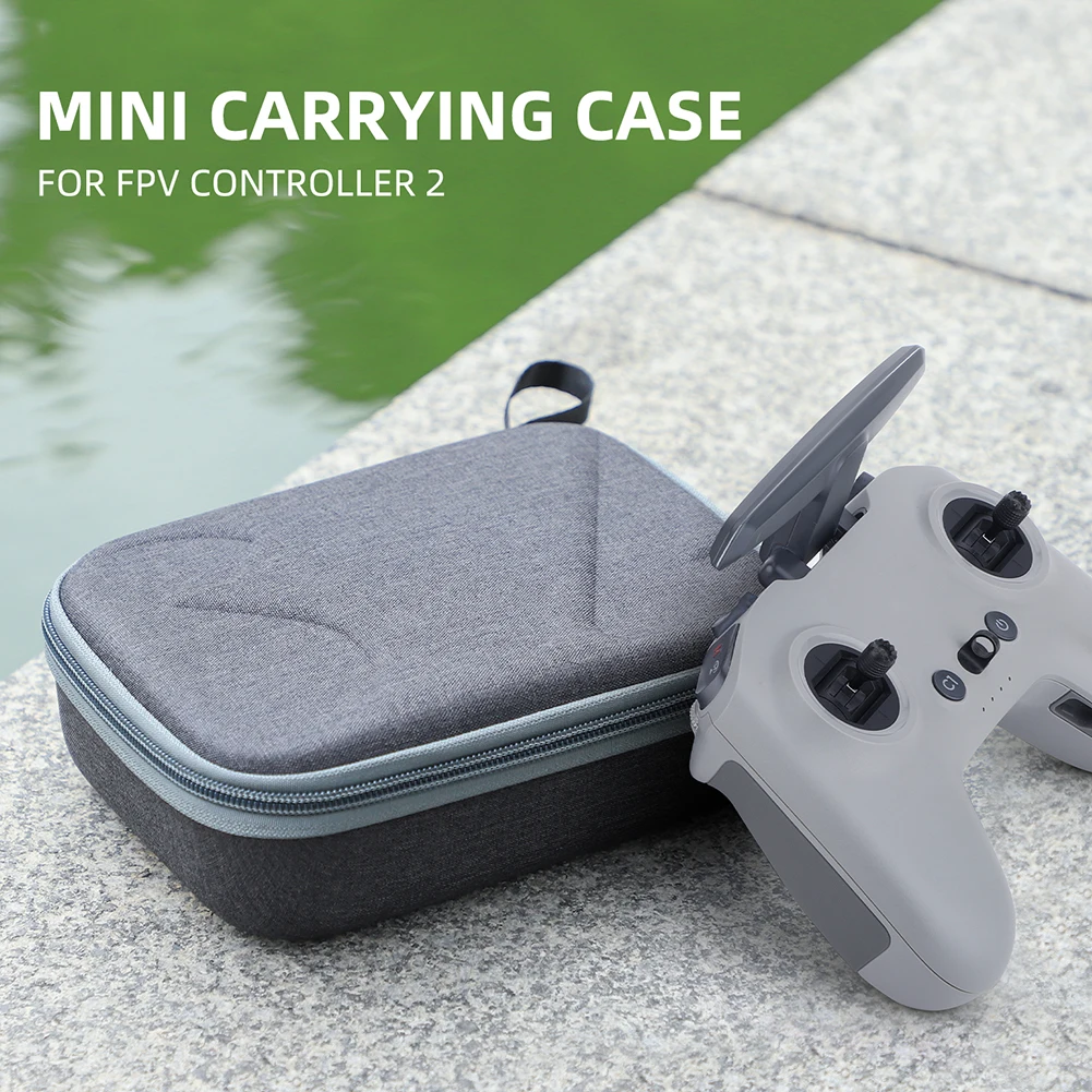 Handbag Protection Box Carrying Case Portable RC Case with Hiking Buckle Soft Inner For DJI AVATA/FPV Remote Control