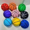 6cm Ultra-high Elastic Mini Rubber Small Basketball Decompression Hollow Elastic Ball Children's Toy MINI Basketball Gift 4