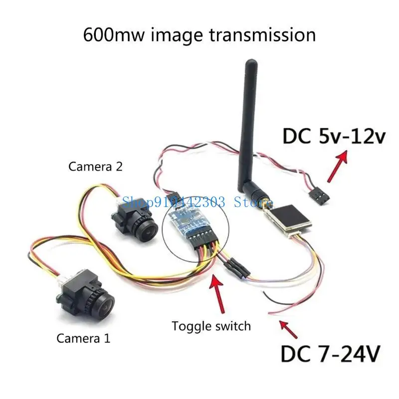 Module Commutation Vidéo 3 Canaux FPV pour Drone RC