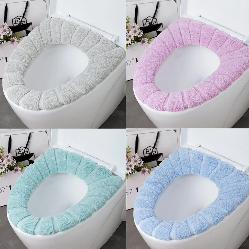 Knit Toilet Seat Cover Accessory Toilet Cover Pumpkin Toilet Seat