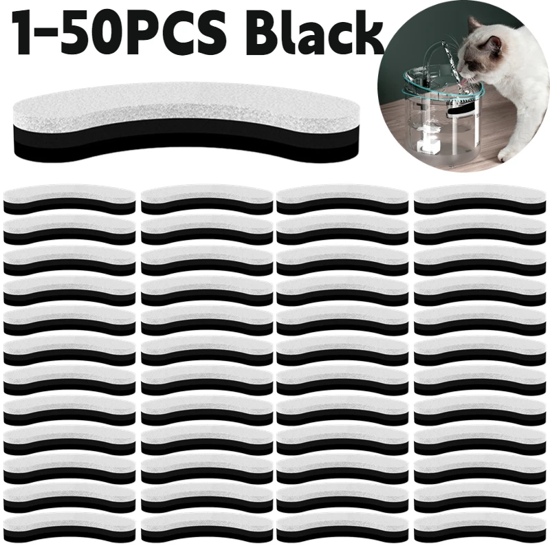 Carbon Cat Water Fountain Replacement Filter Elements Pet Drinking Bowl Auto Drinking Filter for Cats Drinking Water Dispenser