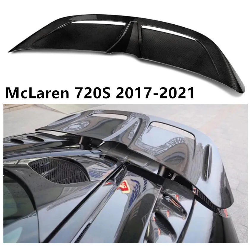 

REAL CARBON FIBER REAR WING TRUNK LIP TAIL SPOILER FOR McLaren 720S 2017 2018 2019 2020 2021 2022