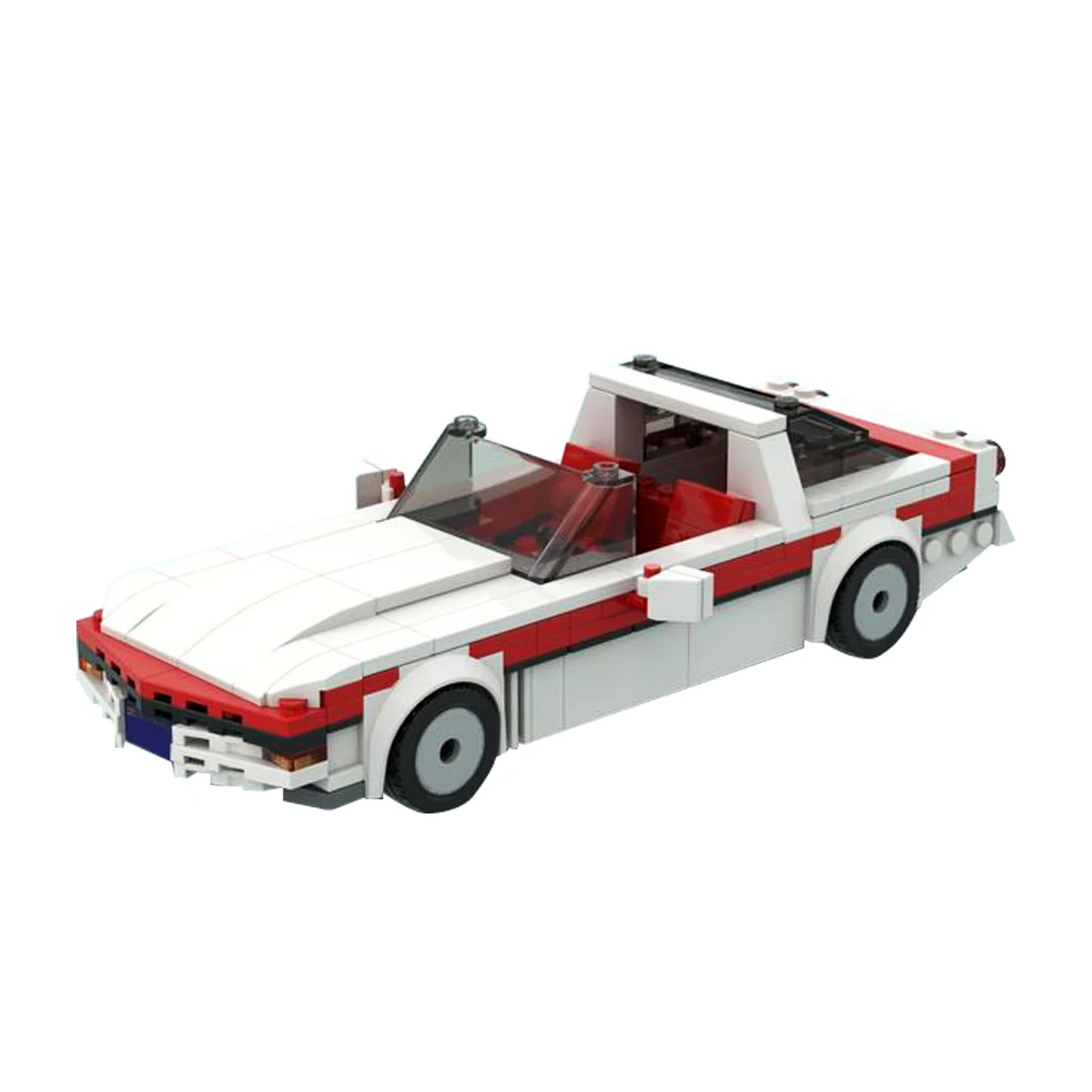 

Gobricks MOC Professional Racing The A-Team Corvetteed C4 Car Model Bricks Speed Car DIY Assembly Building Block Toys Kids Gifts